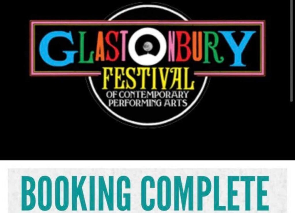 Glastonbury booking complete