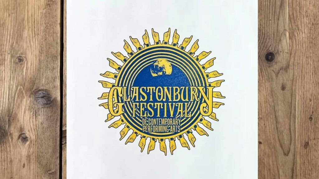 Affiche Glastonbury soutient à l'Ukraine