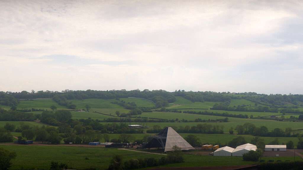Montage Pyramide, Glastonbury 2023