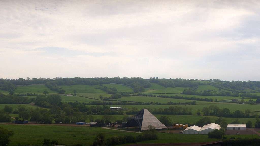 Montage Pyramide, Glastonbury 2023