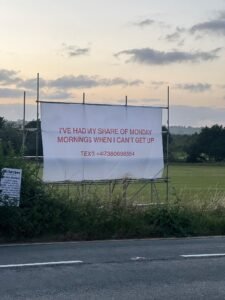 Lire la suite à propos de l’article Panneau étrange à Castle Cary